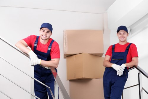 Local removals team handling a residential move in Holland Park