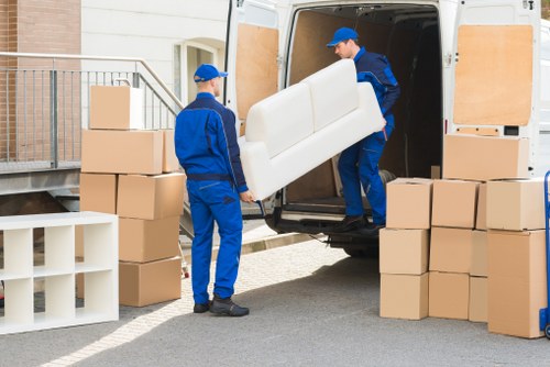Grand piano relocation equipment used for a safe move in Holland Park