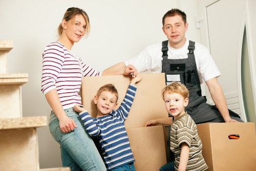 Prepared furniture removal vehicle for local moves around Holland Park