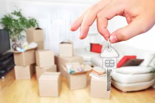 Careful packing and handling for a flat move in Holland Park