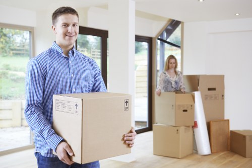 Local removal company handling a residential move in Holland Park