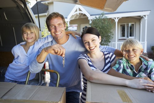 Packing and furniture preparation for a Holland Park home move