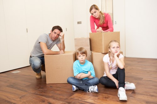 Large removal vehicle for home or office relocation in Holland Park