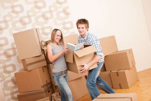 Commercial moving truck service in Holland Park area